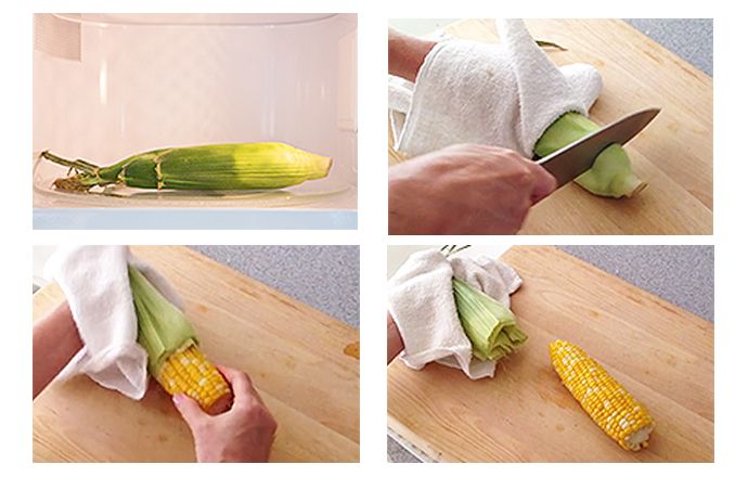 How to cook corn on the cob in the microwave at Simply Recipes