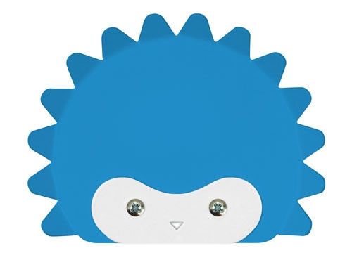 Cool wall hooks for kids:  Frank Hooks Jenny the Hedgehog