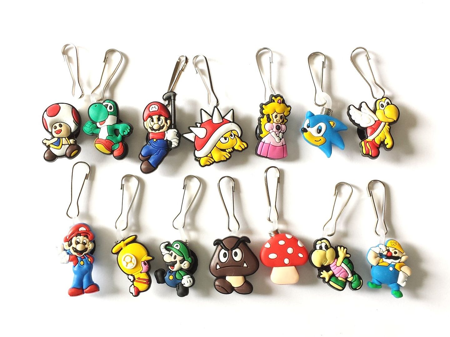  Super Mario World zipper pulls are fun for kids going back to school
