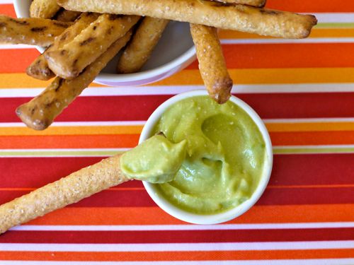 Superfruits for school lunch: Honey Avocado Dip at Weelicious