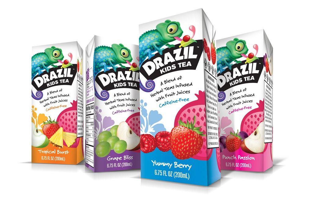 Drazil Kid's Tea: tea products round-up at coolmompicks.com
