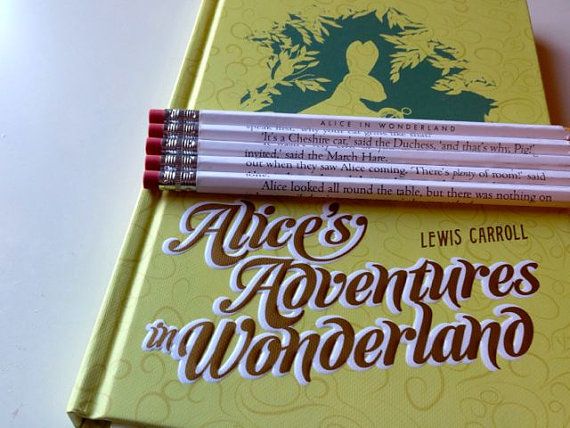 literary pencils: Alice in Wonderland - Bouncing Ball Creation