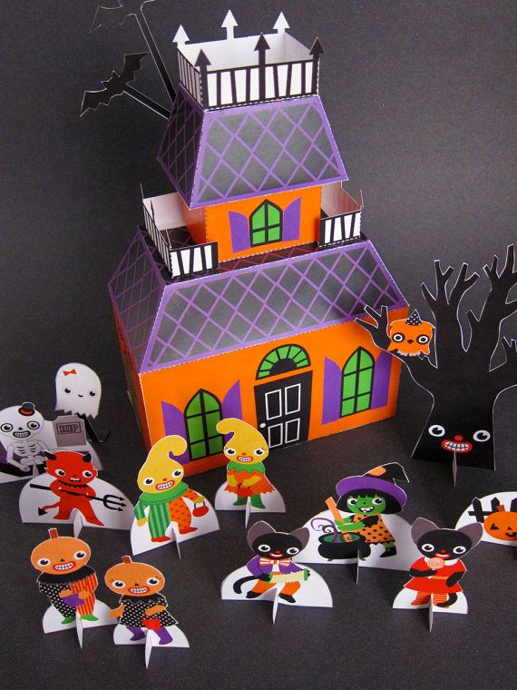 Printable Halloween house - Fantastic Toys | Cool Mom Picks