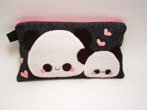 Back to School Trends 2014 at mompicksprod.wpengine.com: Kawaii panda pencil case at Quacked Etsy shop