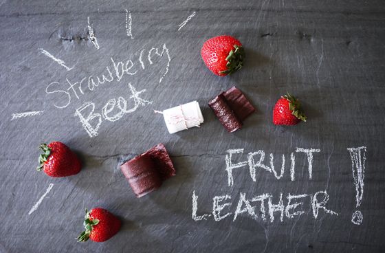 School lunch recipes: Fruit & veggie fruit leather at One Hungry Mama