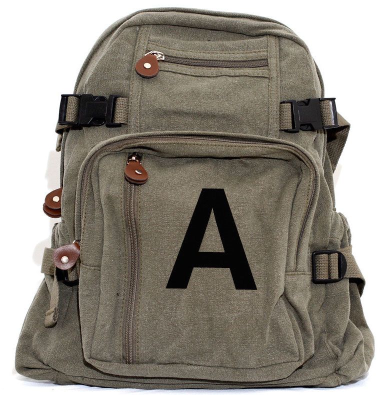 Coolest backpacks for older kids: monogram canvas backpack