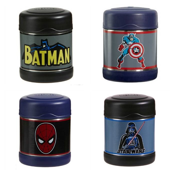 Coolest lunch box accessories: Superhero Thermoses