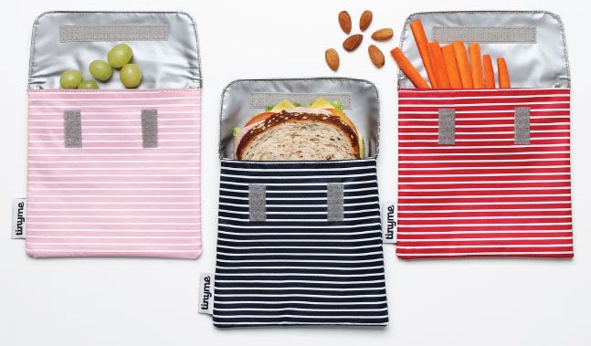 Coolest lunch box accessories: Reusable sandwich bags by Tiny Me