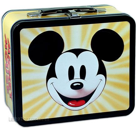 coolest lunchboxes: vintage Mickey metal lunchbox