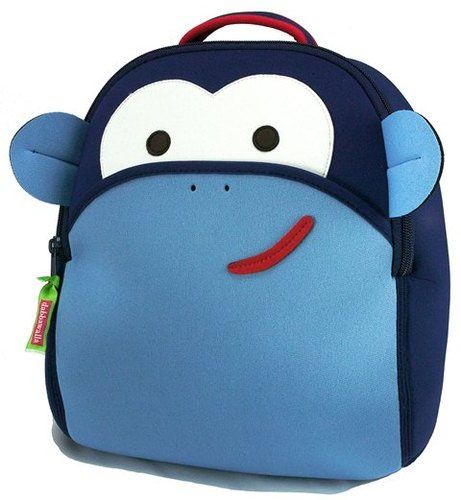 coolest preschool backpacks and bags: Dabbawalla monkey backpack
