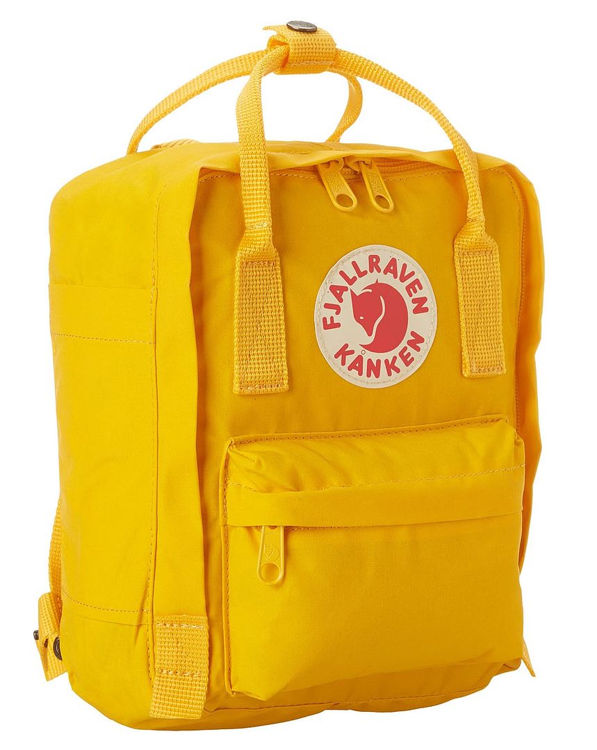 Coolest preschool backpacks and bags: Fjällräven Kanken mini backpack