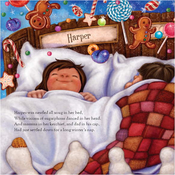 Gifts for Baby's First Christmas: personalized night before christmas book