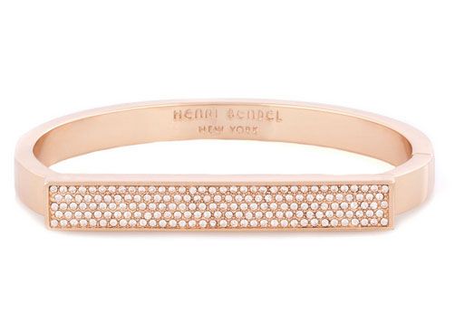 Gifts for best friends: rose gold pave bracelet