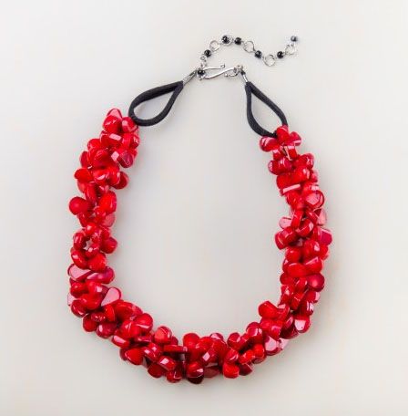 Gifts that give back: red coral necklace supporting survivors of trafficking