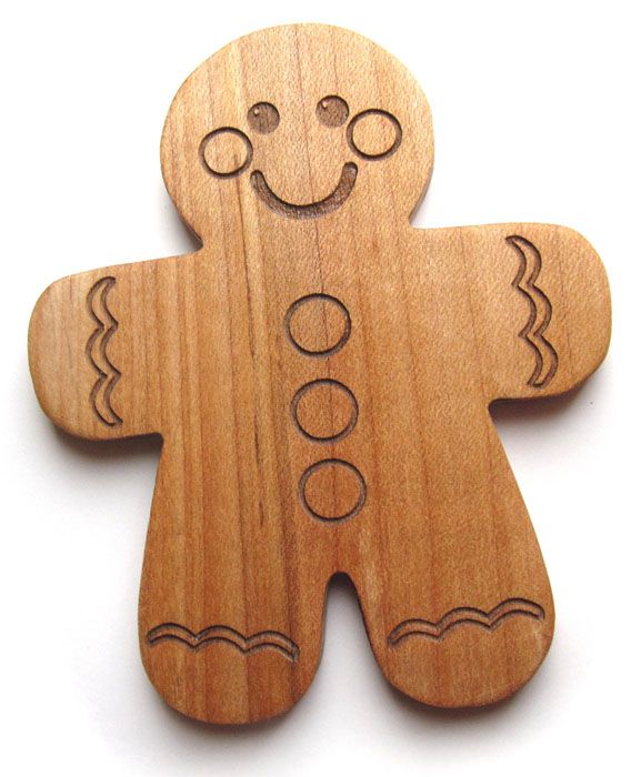 Gifts for Baby's First Christmas: personalized gingerbread teething toy