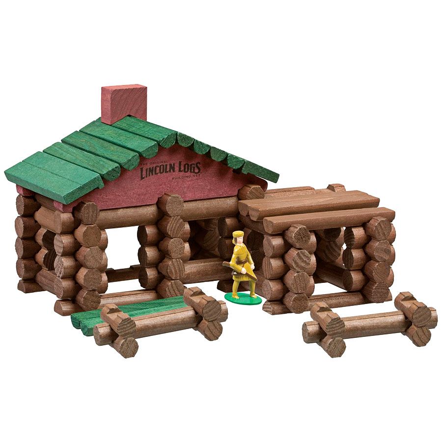 Gifts of preschool toys for pretend play: classic lincoln logs set