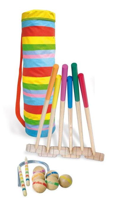 Outdoor toys for kids: villac croquet set