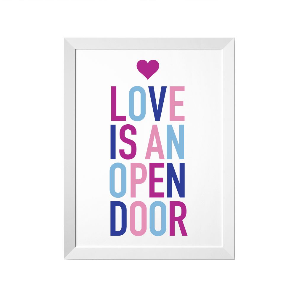 Frozen holiday gifts for kids: love is an open door printable artwork