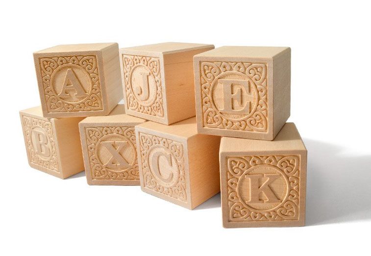 Cool gifts for kids under $15: alphabet block set