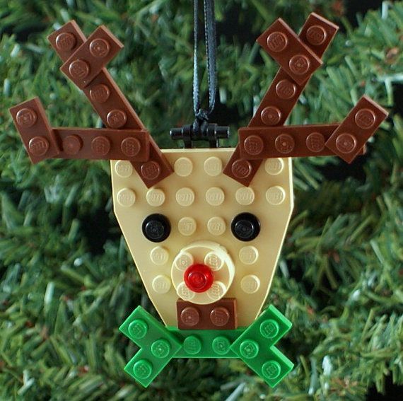 Cool gifts for kids under $15: diy LEGO ornament kit with 100% supporting children in US shelters