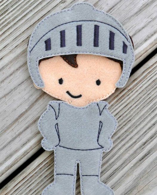 Cool gifts for kids under $15: personalized felt non-paper dolls