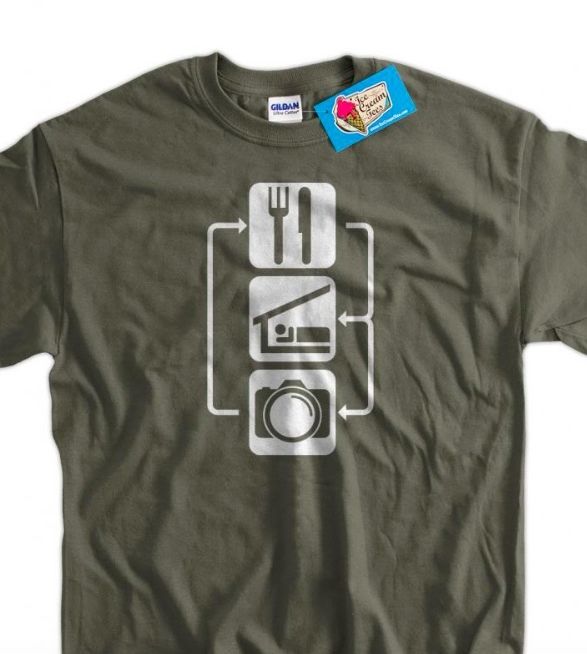 The coolest gifts for photographers: Photography Tees from Ice Cream Tees on Etsy