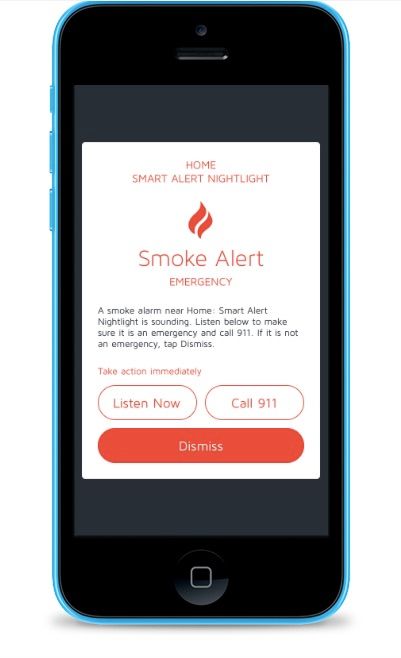 Leeo Smart Alert Nightlight monitors your smoke and carbon monoxide alarms