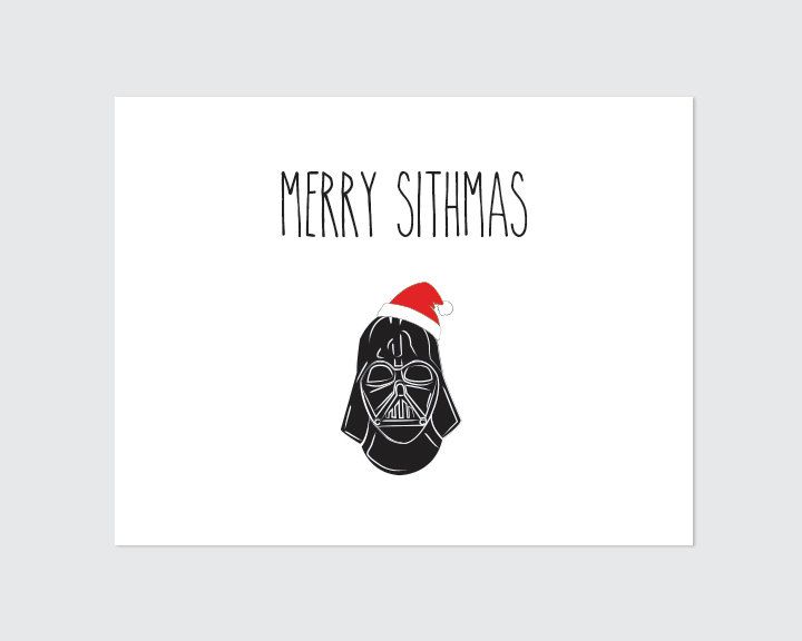 Geeky holiday cards: Merry Sithmas Star Wars card is awesome