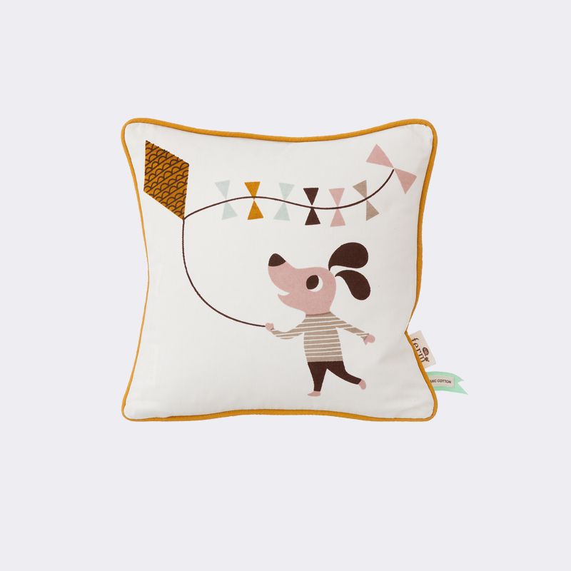 Ferm Living dog throw pillow | Cool Mom Picks