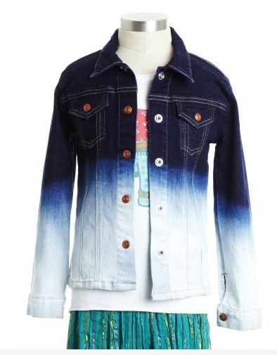 Scarpa dip dye jean jacket at Peek | Cool Mom Picks