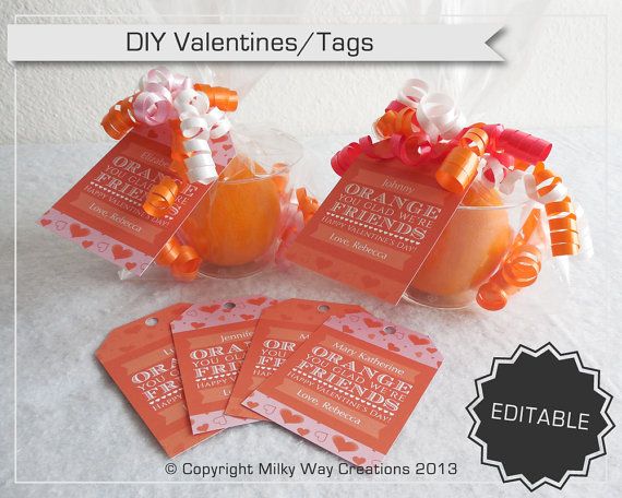 Valentine's classroom treats: orange | Cool Mom Picks