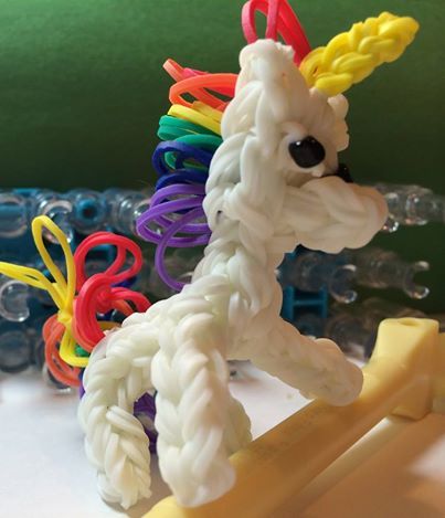 Rainbow Loom pony charm by Joni Olson | Cool Mom Picks