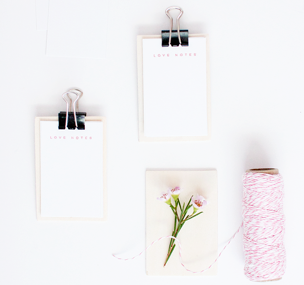 Valentines Day Crafts: Free printable love notes from Oh So Pretty