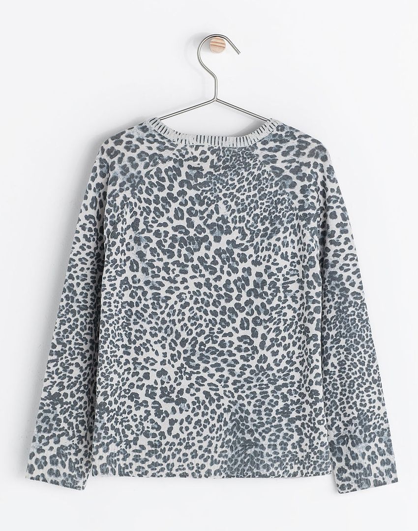 Safari prints: Gray Leopard Cardigan at Zara Kids | Cool Mom Picks