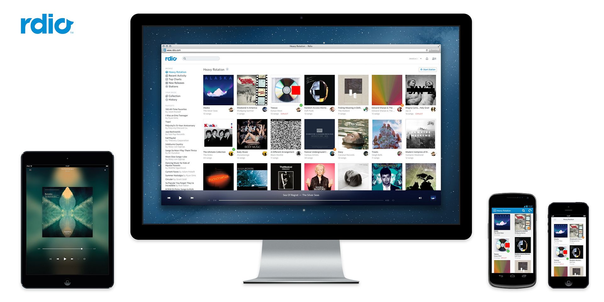 Rdio Lineup | Cool Mom Tech