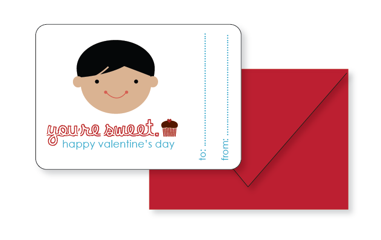 Printable custom Valentine Card from Sophie & Lili | Cool Mom Picks