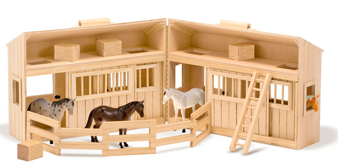 our generation 70.37880 saddle toy horse stables