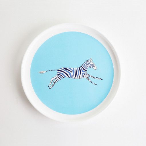 Smiling Planet zebra plate at Willo Baby | Cool Mom Picks