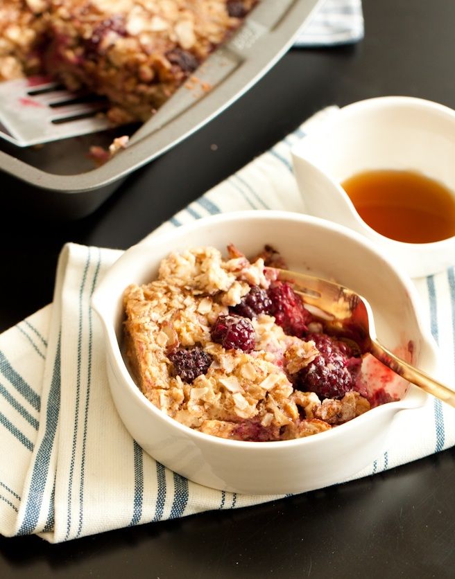 Baked Blackberry Oatmeal | Cool Mom Picks