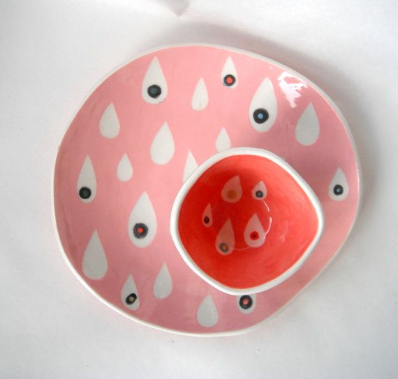 Ceramica Botanica raindrop clay plate | Cool Mom Picks