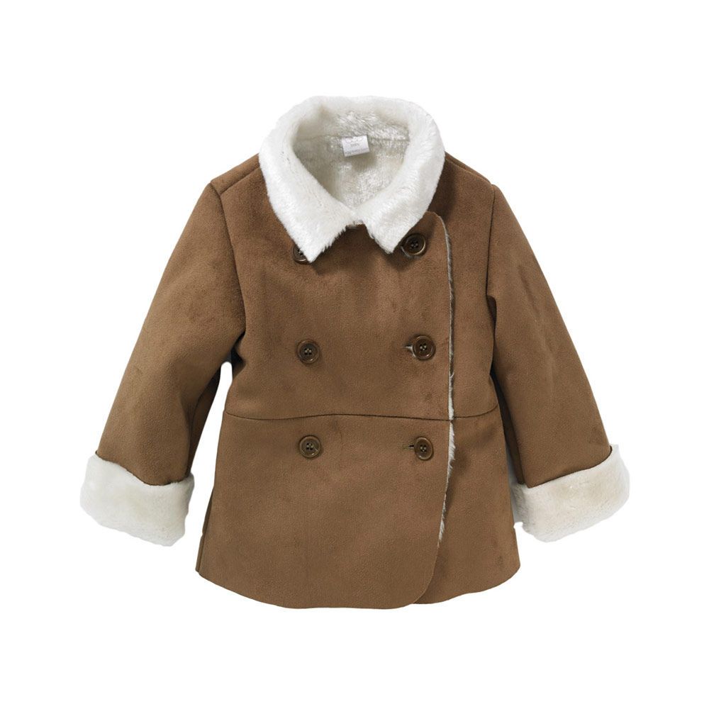 faux shearling coat from oeuf on sale | cool mom picks