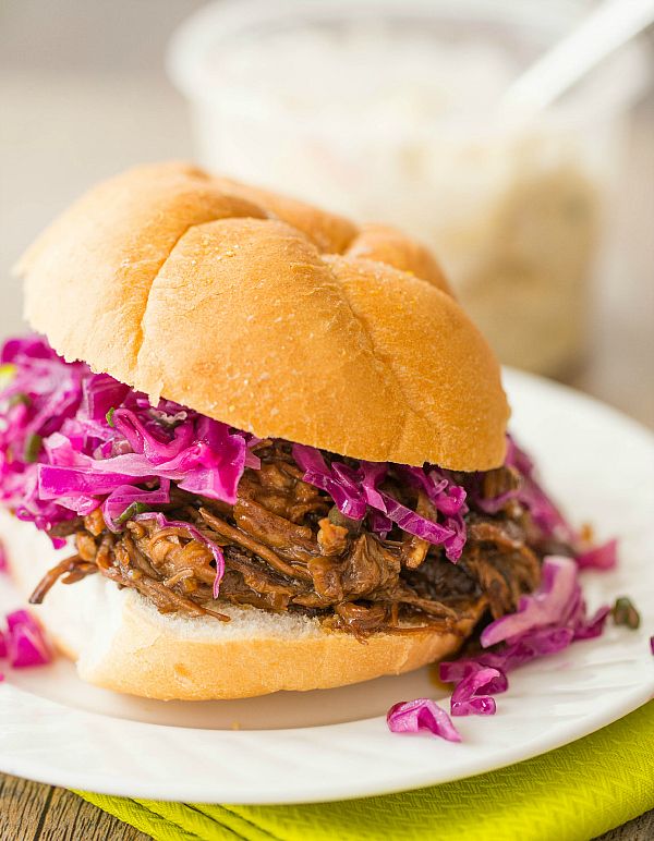 Slow Cooker Honey Balsamic Pulled Pork | Cool Mom Picks