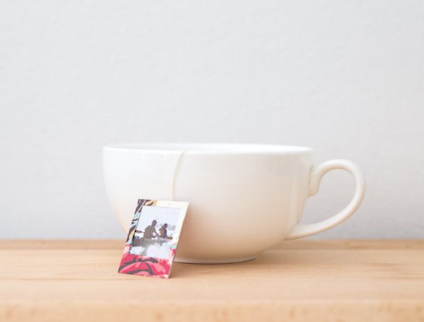 DIY Polaroid Frame Tea Bag tutorial | Cool Mom Picks