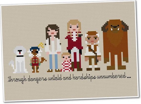 Labyrinth cross stitch pattern | Cool Mom Picks