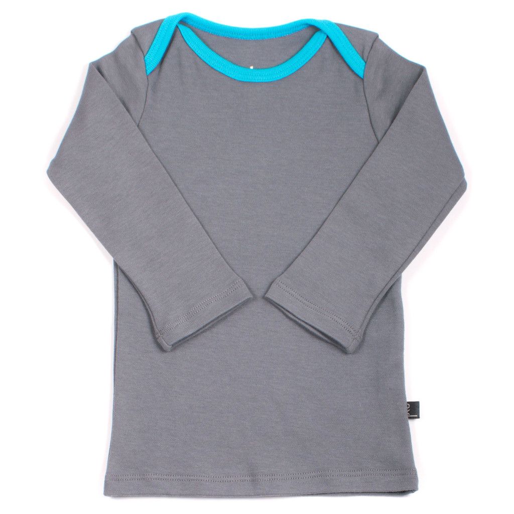 AXL Brand organic infant clothing: aqua t-shirt | mompicksprod.wpengine.com
