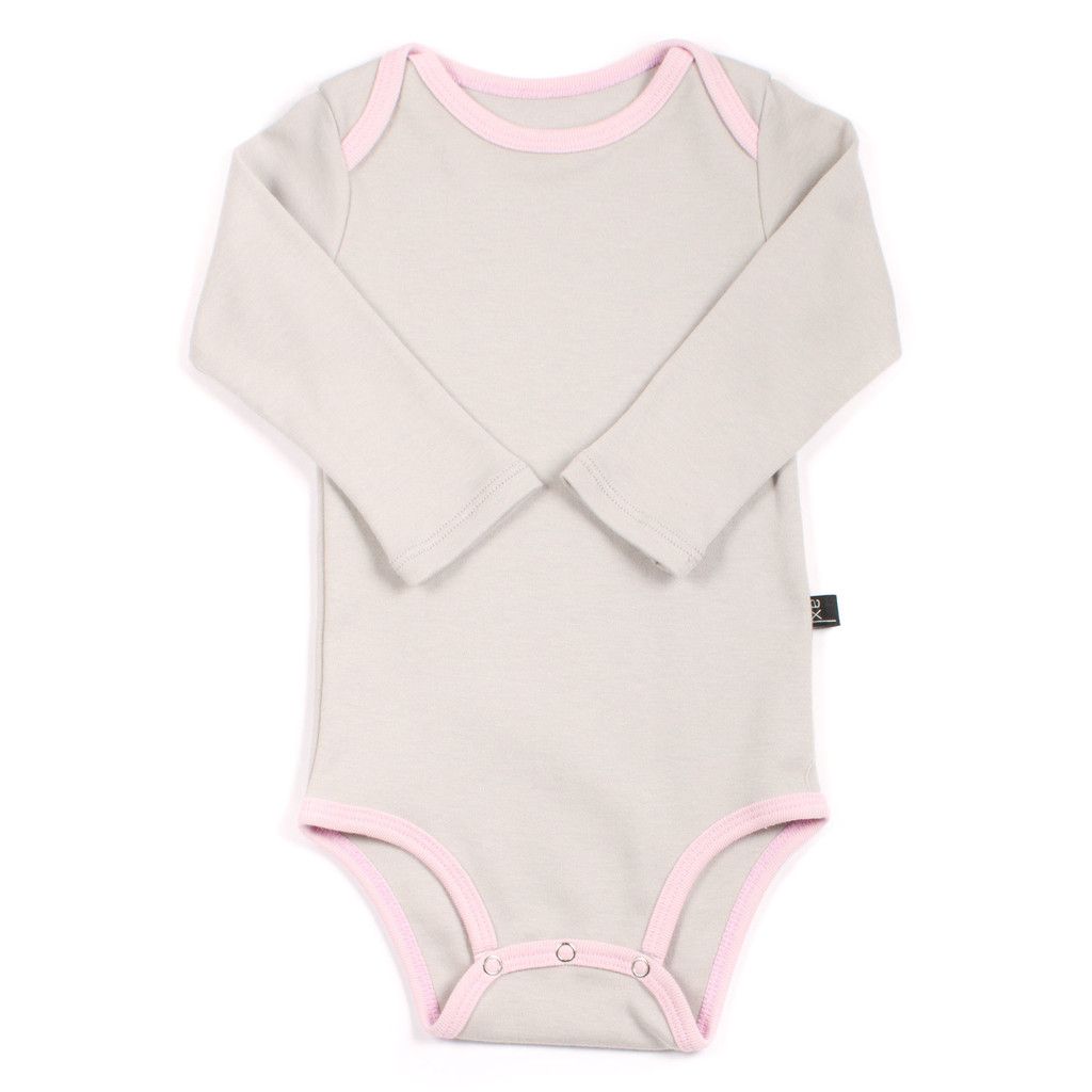 Axl organic infant clothing: pink bodysuit | mompicksprod.wpengine.com