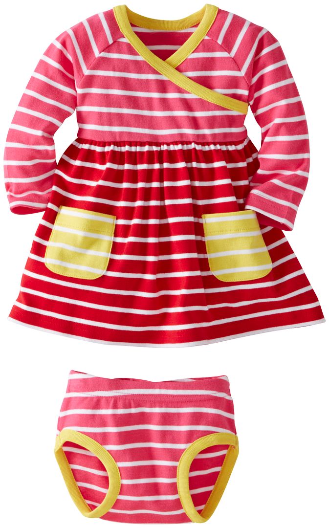 Hanna Andersson Bright Baby Basics Striped Dress | Cool Mom Picks