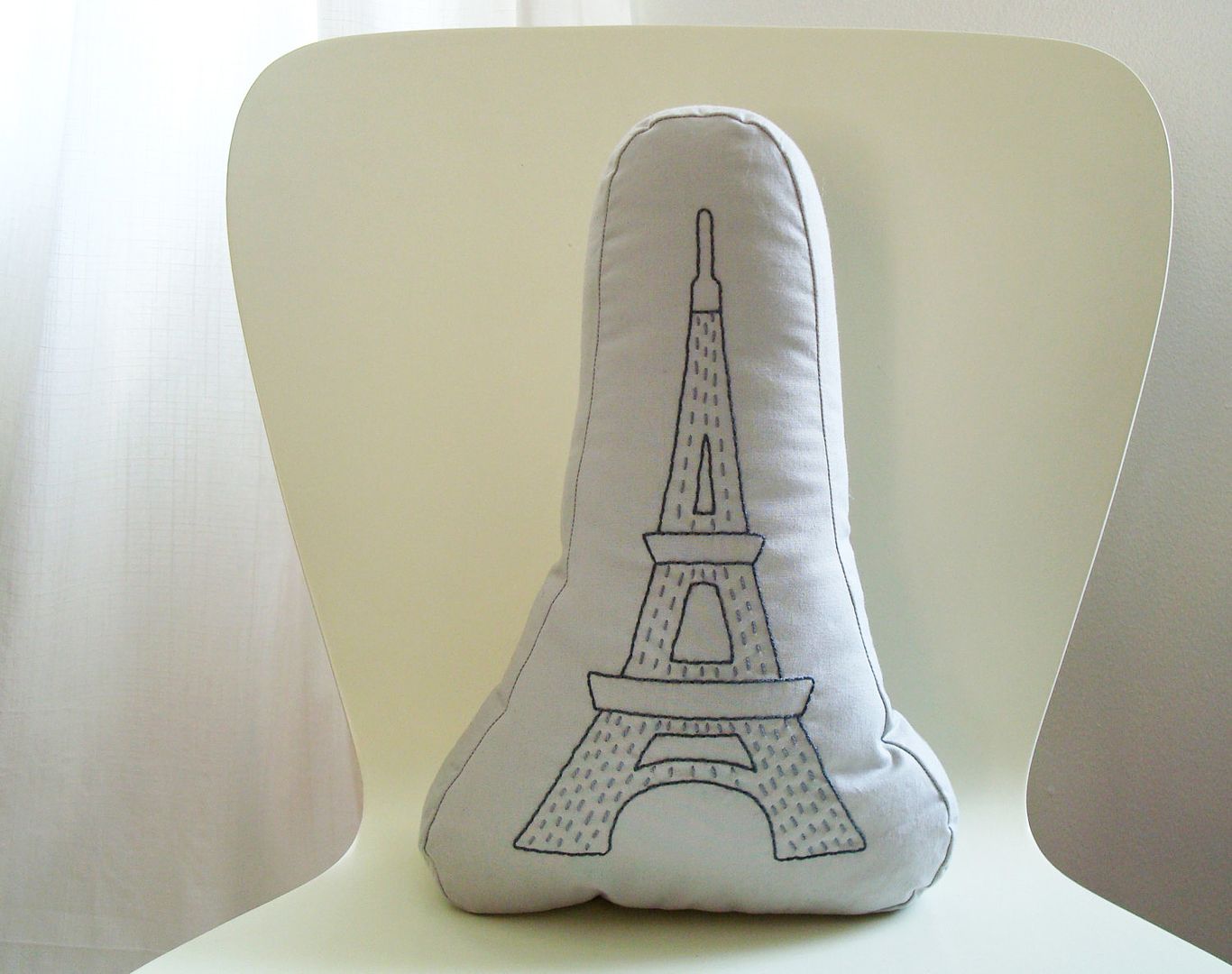 French gifts for kids: Eiffel Tower pillow from A Little World | Cool Mom Picks