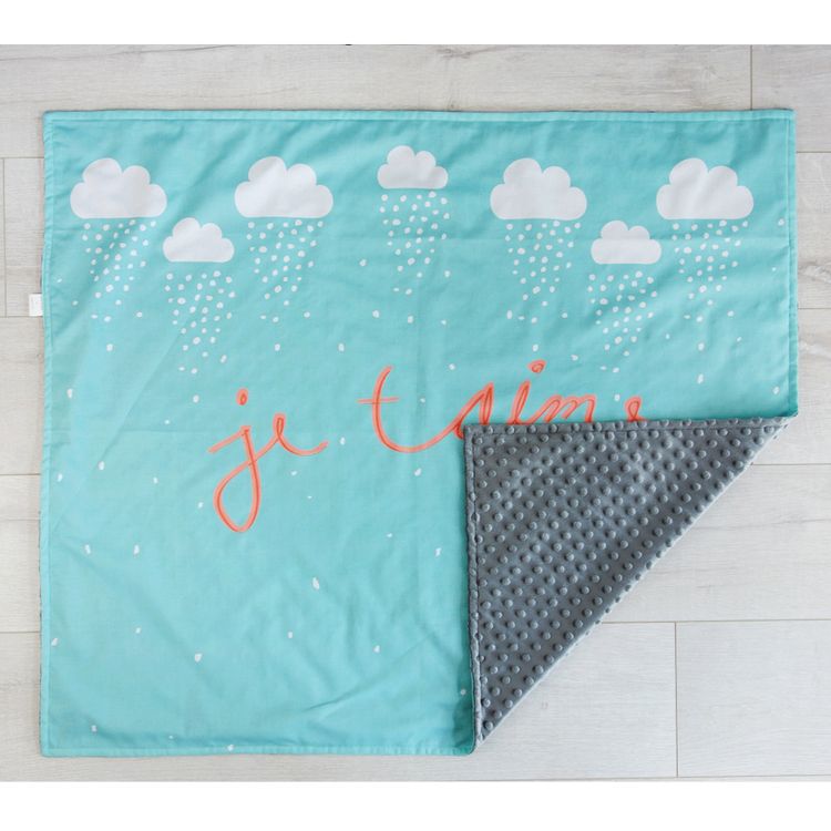 Je t'aime toddler blanket - Designed by Artists | Cool Mom Picks