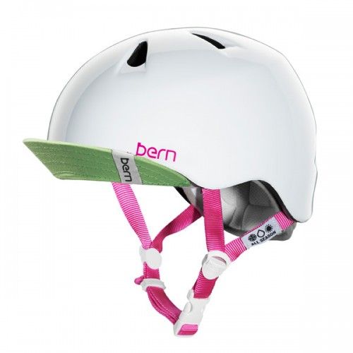 Bern's glossy bike helmet for kids | Cool Mom Picks